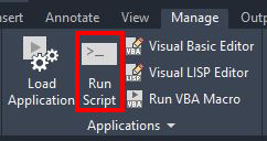دستور Run Script