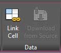پنل Data از سربرگ Table Cell در ویرایش جدول در اتوکد